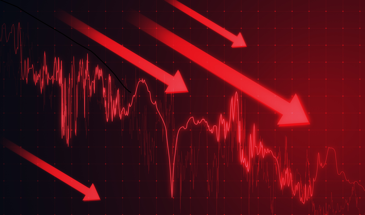 markets red